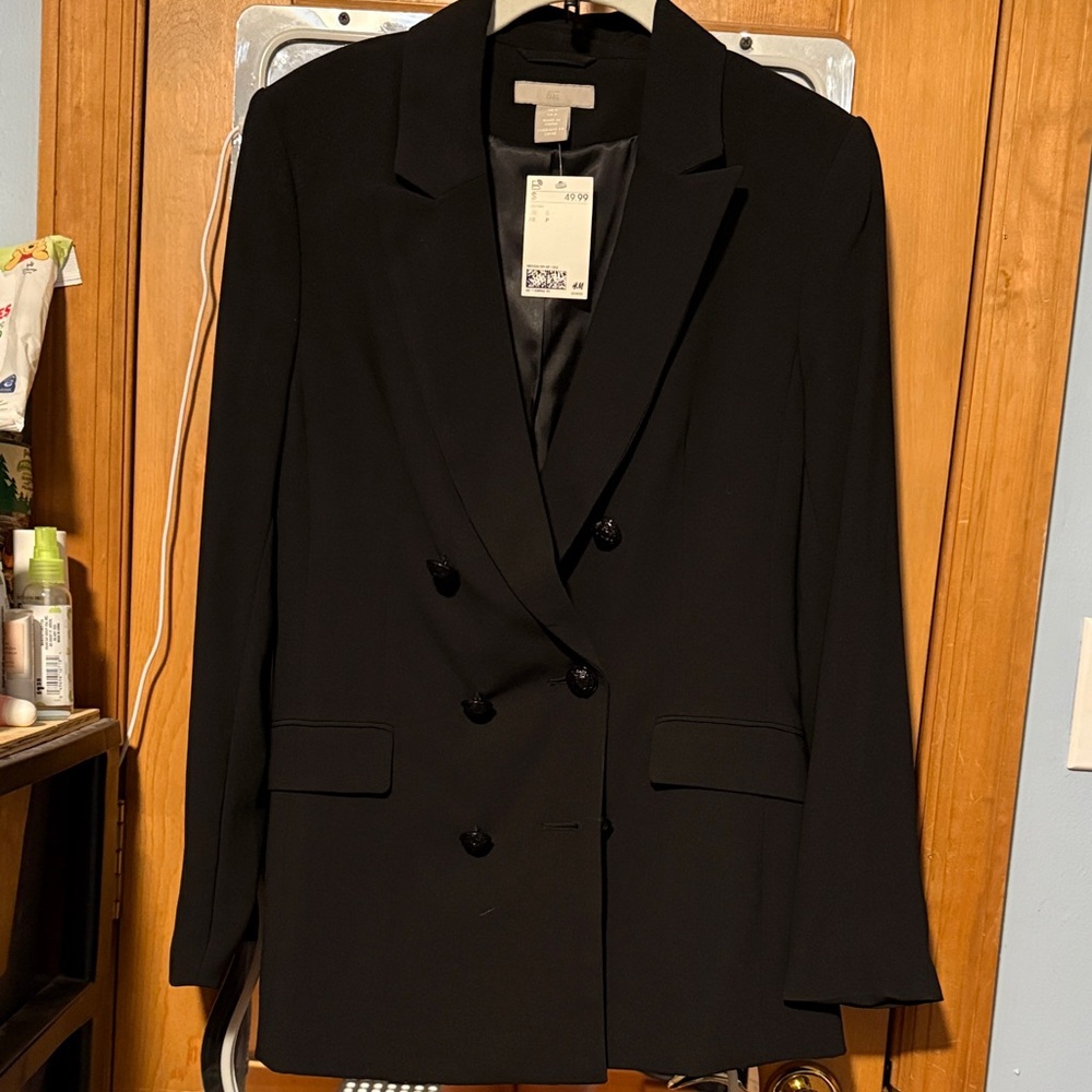 🚨Never Worn/Tags🚨H&M Classic Black Women's Blazer